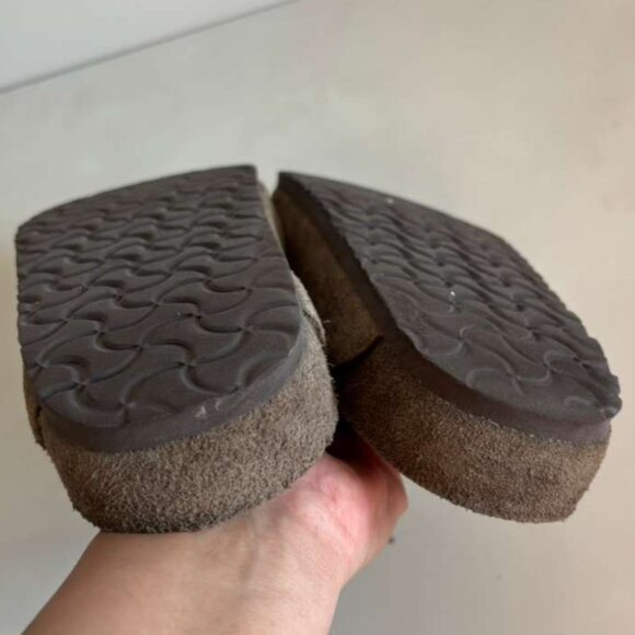 Birkenstock Mens Arizona Soft Footbed 2 Strap Slippers Brown Size 43 - Picture 4 of 7